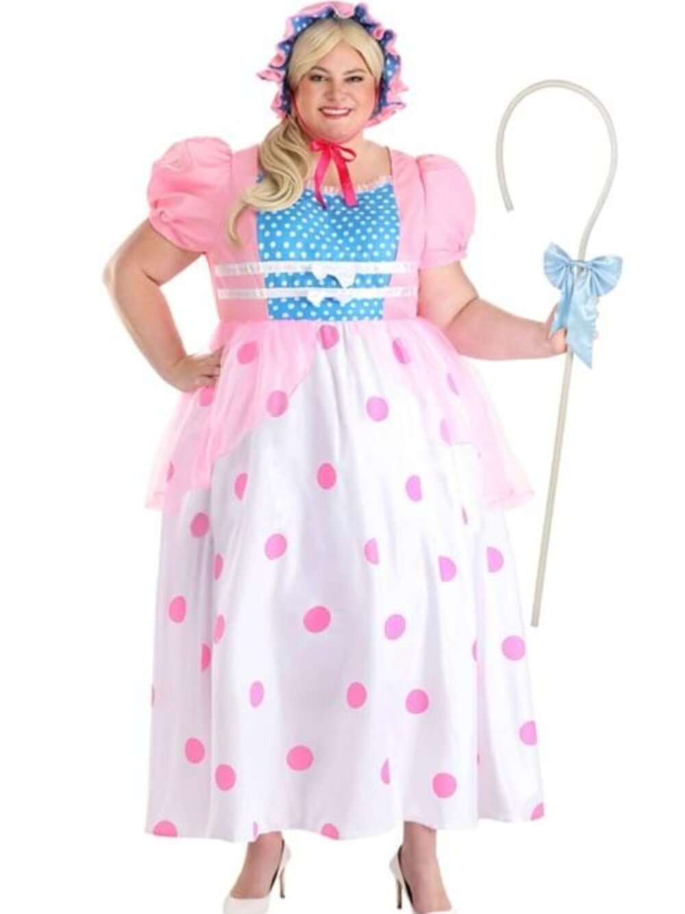 Bo Peep Plus Size Women's Costume Dress